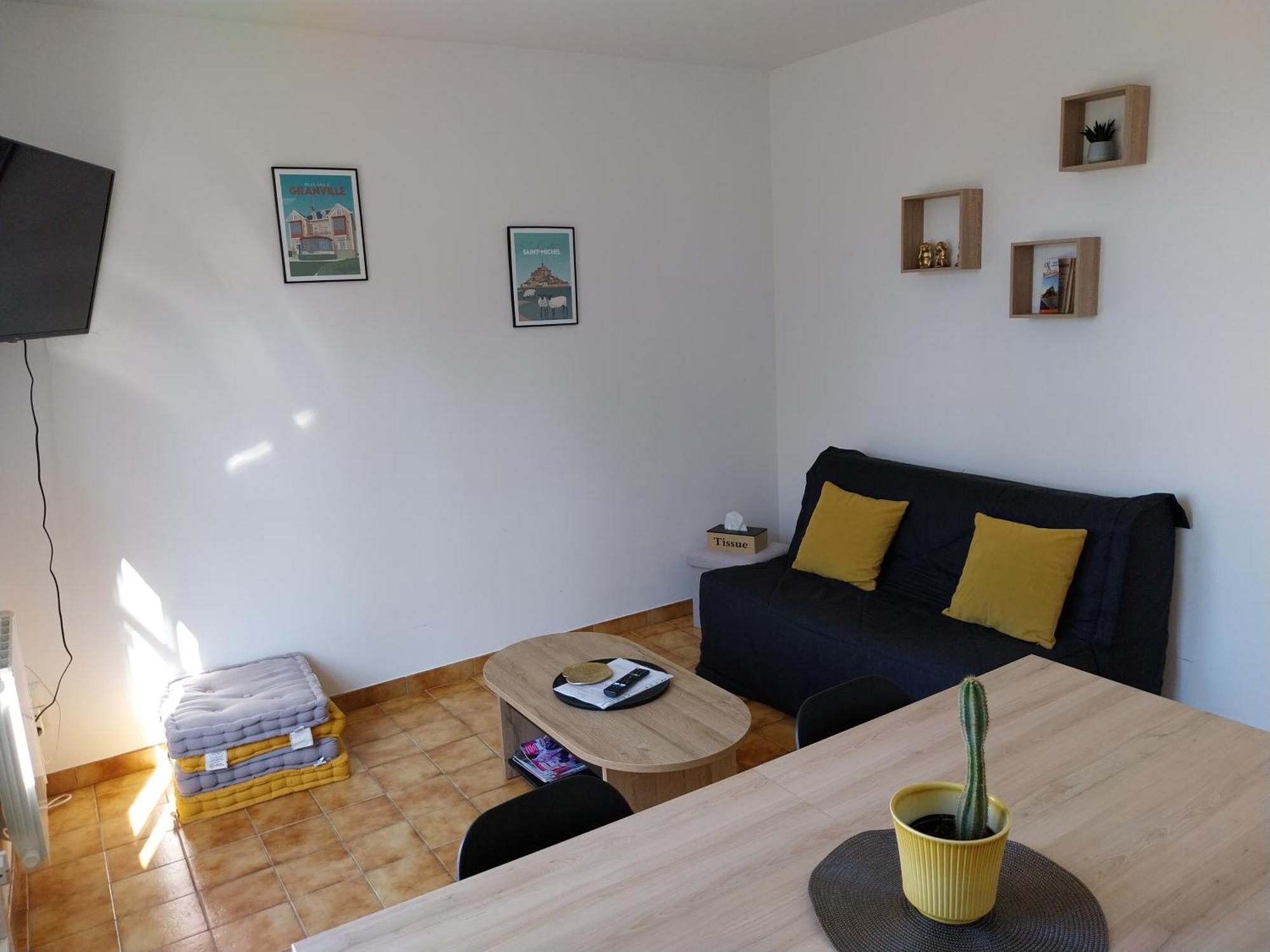 Maison Chaleureuse Avec Terrasse Et Vue Baie Avranches Exterior foto